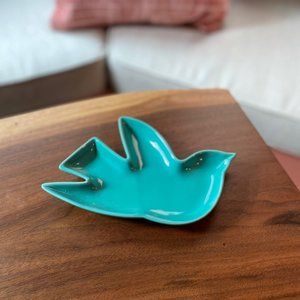 NWT Teal Bird - Accent Dish - Jewelry Tray / Holder